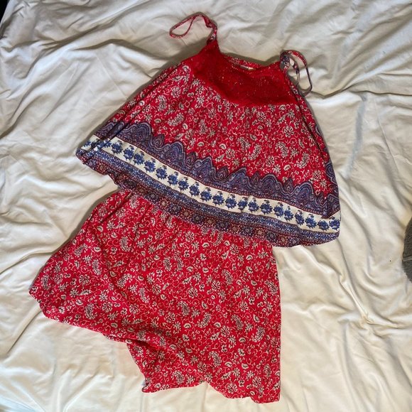 Alya Pink Romper | Size: Medium - Picture 3 of 7